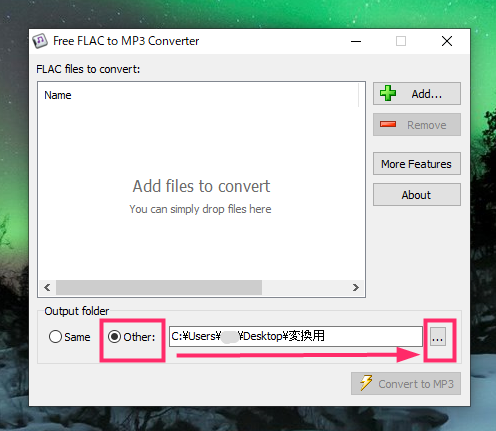 convert flac to mp3 windows