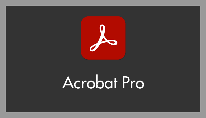 Adobe Acrobat Pro 関連の記事