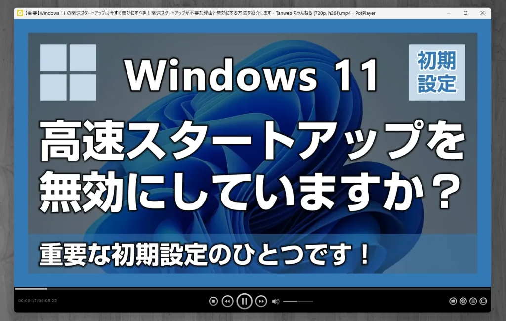 ダウンロードした動画はちゃんとプレーヤーで観れます
