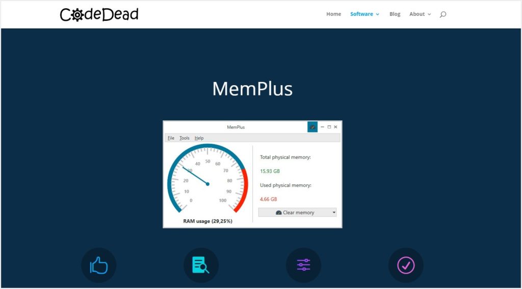 Windows 10 のメモリを解放できるフリーソフト MemPlus