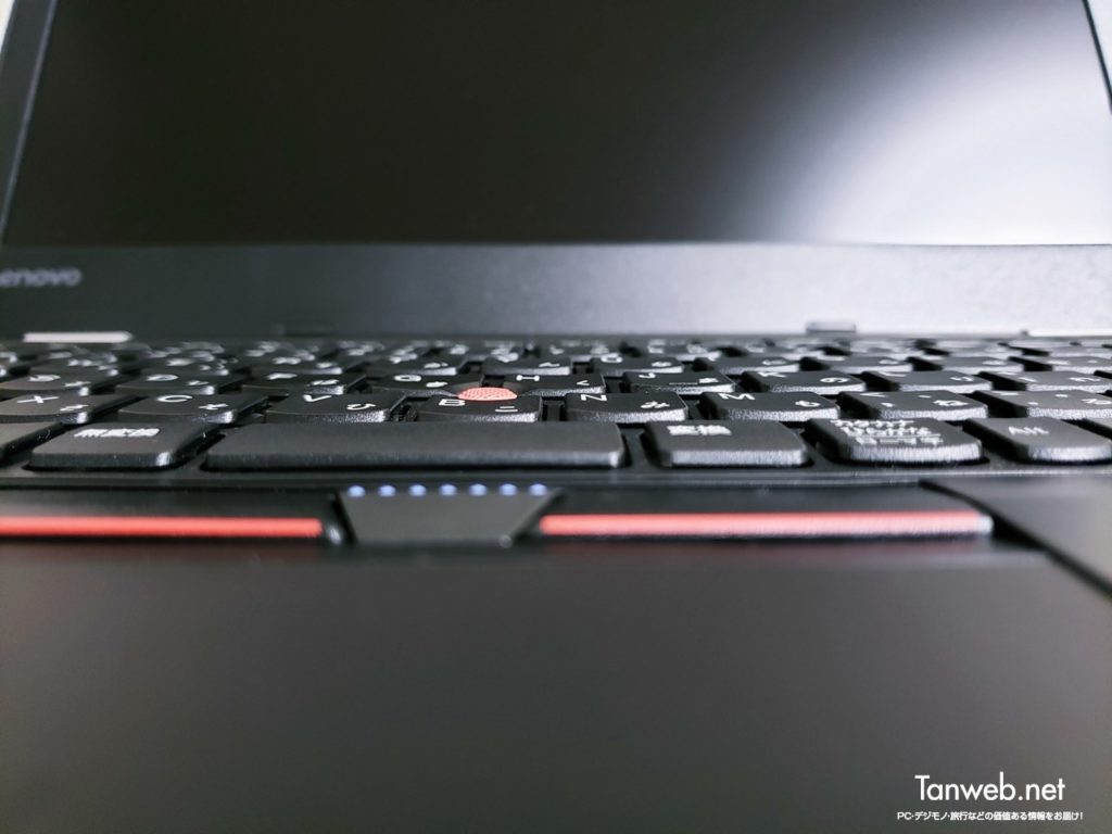 ThinkPad のキーストローク（キーの高さ）