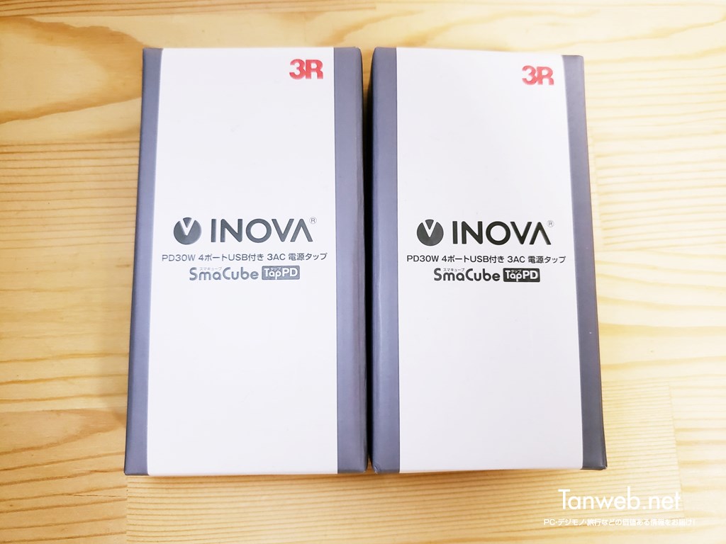 INOVA コンセント付き USB-C PD 30W 対応電源タップ