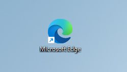 デスクトップにある Edge ショートカットアイコン