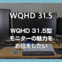 広い作業領域と大きいテキスト WQHD 31.5 型モニターの魅力を紹介します（iiyama 31.5 型モニターを買いました）