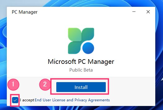 Microsoft PC Manager インストール手順03