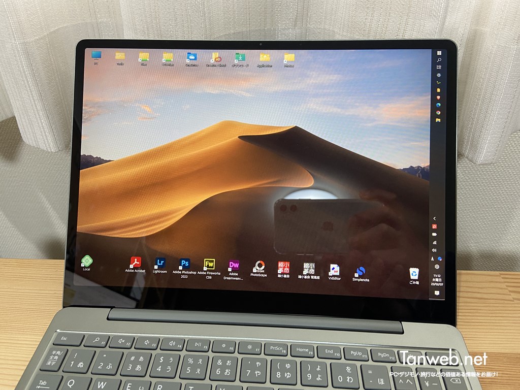 Surface Laptop Go 2 実機の様子を写真で紹介06