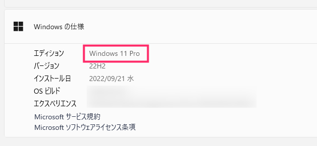 Windows 11 Home から Pro へアップグレードする手順11