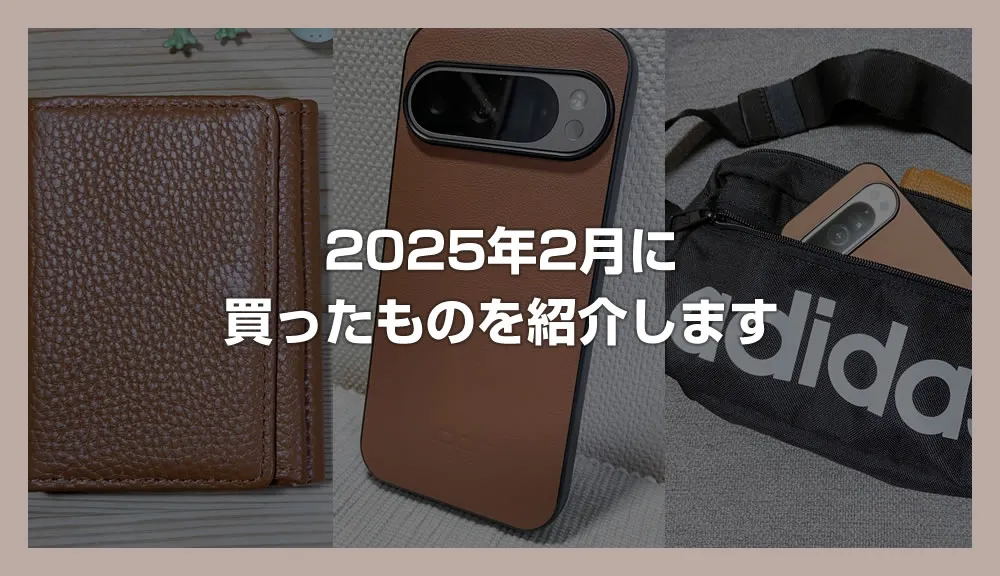 2025年2月 Amazon と楽天市場で買ったおすすめ商品を紹介します！