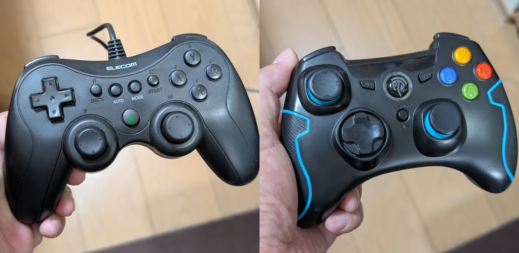 私が所有しているゲームパッド