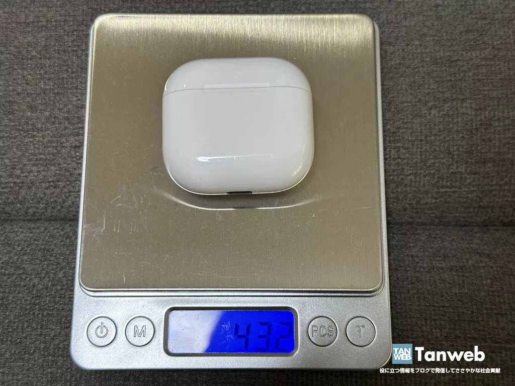 AirPods4 の重量